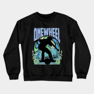 onewheel electric skateboard - float life onewheel skateboard Crewneck Sweatshirt